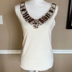 Beautiful embellished tank